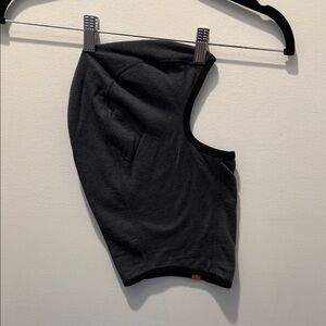 Icebreaker balaclava merino wool one size black and grey B